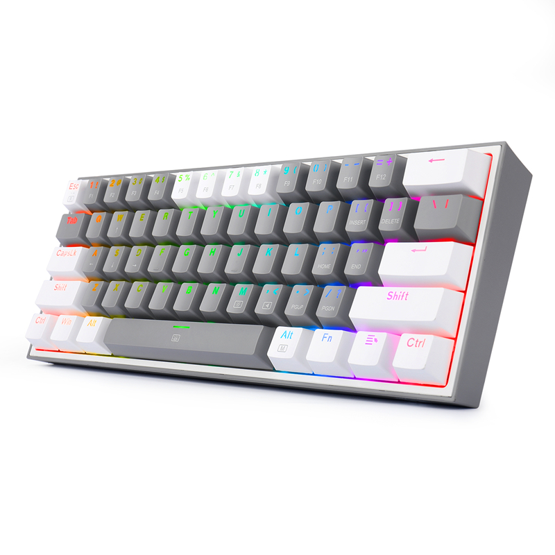 redragon white mechanical keyboard