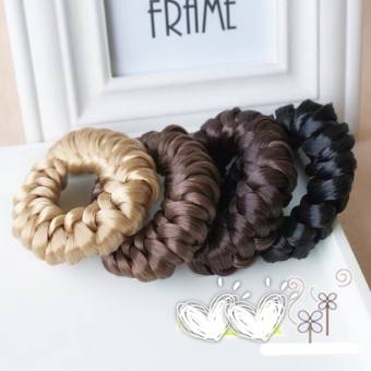 Dây cột tóc tết bằng tóc giả xinh xắn HaLa0109