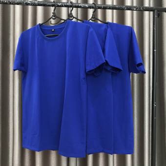 Áo Thun Màu Xanh Dương Đậm - Xanh Bích Vải Dày Mịn Cho Nam Và Nữ