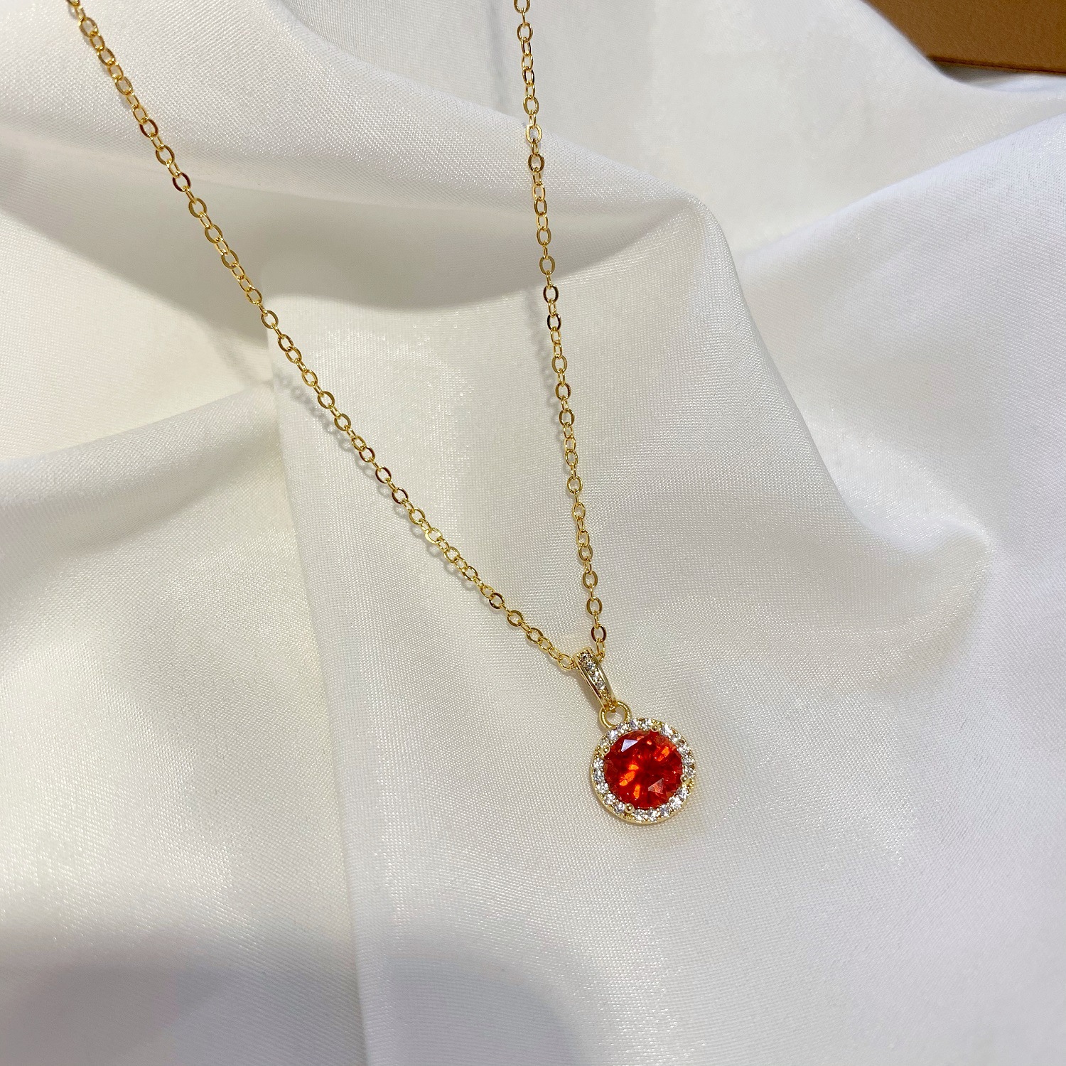 Dây chuyền nữ đính đá mạ vàng 18k, dây chuyền thời trang cao cấp. dây chuyền đeo cổ