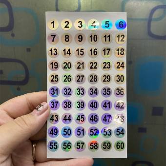 SỐ THỨ TỰ DÁN MÀU SƠN TỪ 1 ĐẾN 300 PHẢN QUANG LOẠI ĐẸP