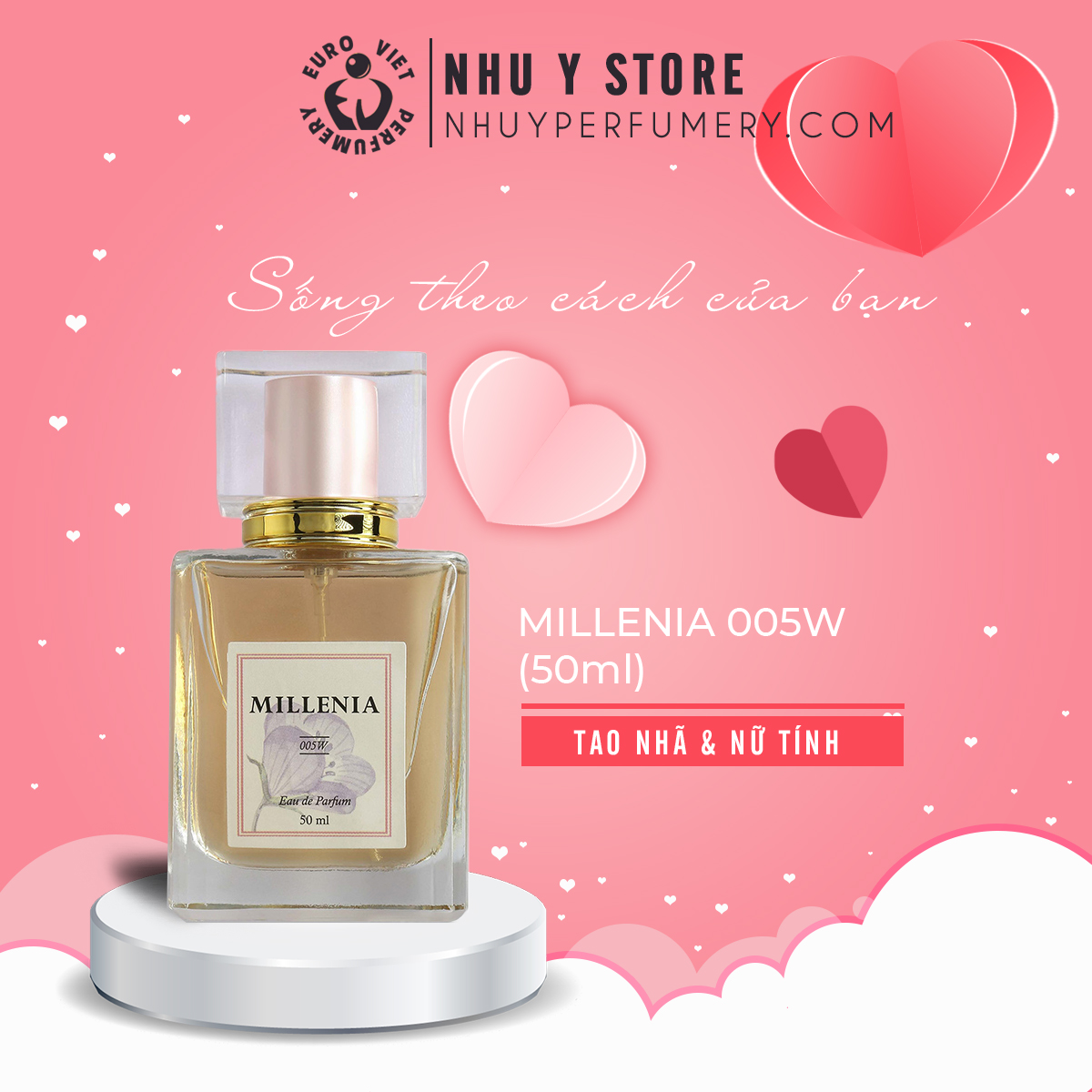 Nước hoa nữ millenia 005w - mùi hương tao nhã , gợi cảm.