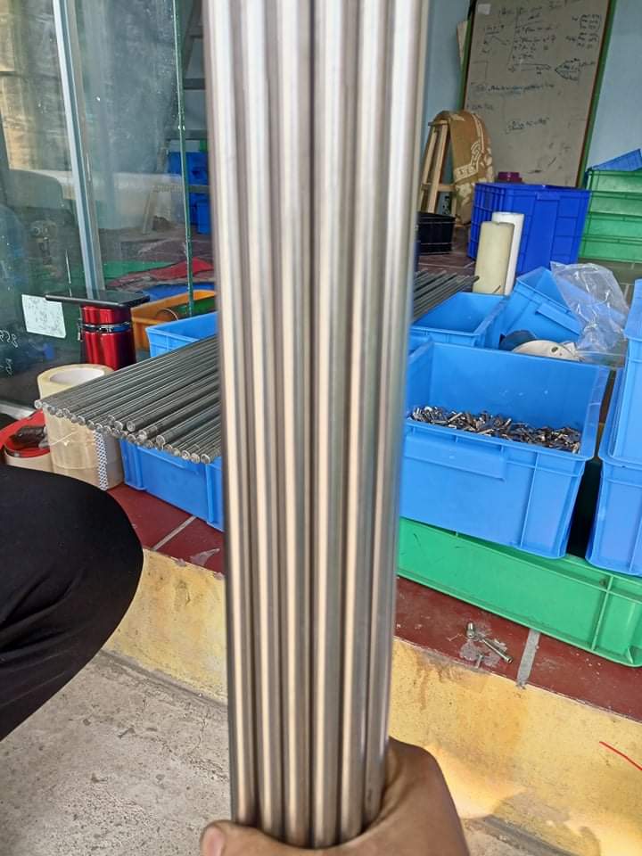 Trục Inox 304 đặc chính xác phi 10mm chuẩn công nghiệp nhiều kích thước