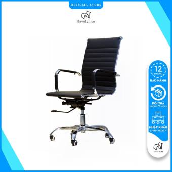 Ghế Xoay Văn Phòng Làm Việc Lưng Cao, Ghế Văn Phòng Chân Xoay Tựa Lưng Bọc Da HAVULYN-VP10: ghế văn phòng, ghế làm việc