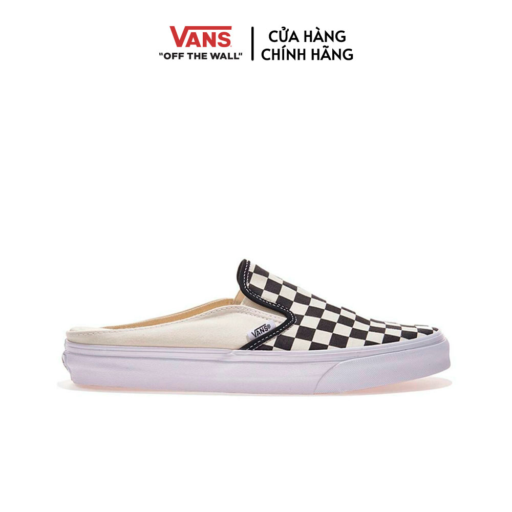 Giày Vans Classic Slip-On Mule Checkerboard VN0004KTEO1