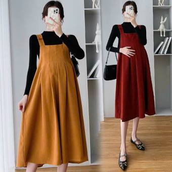 SÉT YẾM BẦU CÔNG SỞ DÀI TAY XINH XẮN- ĐẦM BẦU THU ĐÔNG THIẾT KẾ YẾM 2 DÂY ĐẸP