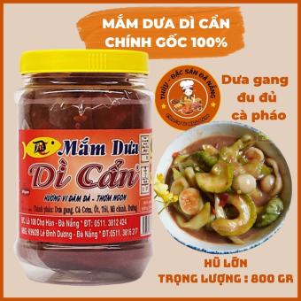 Mắm Dưa Dì Cẩn Hũ Lớn 800gr Đặc Sản Đà Nẵng