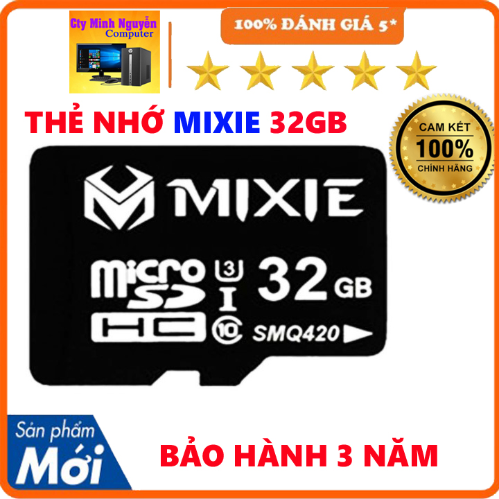 Thẻ nhớ 32GB/64GB MIXIE chính hãng Bảo hành 3 năm