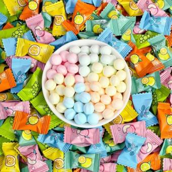 200G KẸO NGẬM TRÁI CÂY VITAMIN C MÁT LẠNH BẠC HÀ THƠM MIỆNG