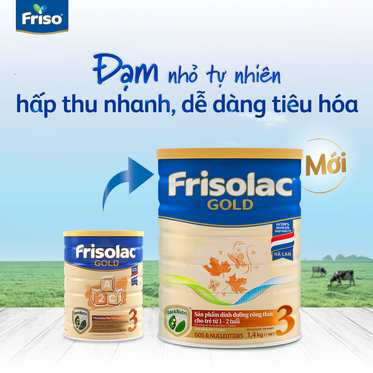 Sữa Bột Friso Gold 3 1.4kg