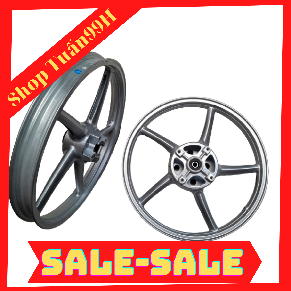 Mâm 5 cây kiểu như RCB dành cho Winner 150 bản nhỏ 1.6 và 1.85