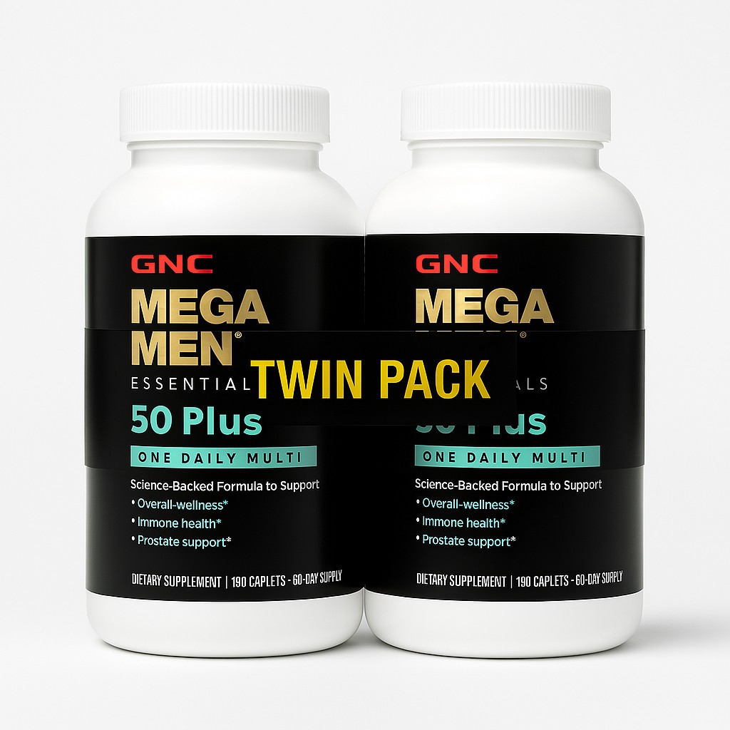 GNC Mega Men One Daily Multivitamin 60 Tablets | Support Energy & Overall Health