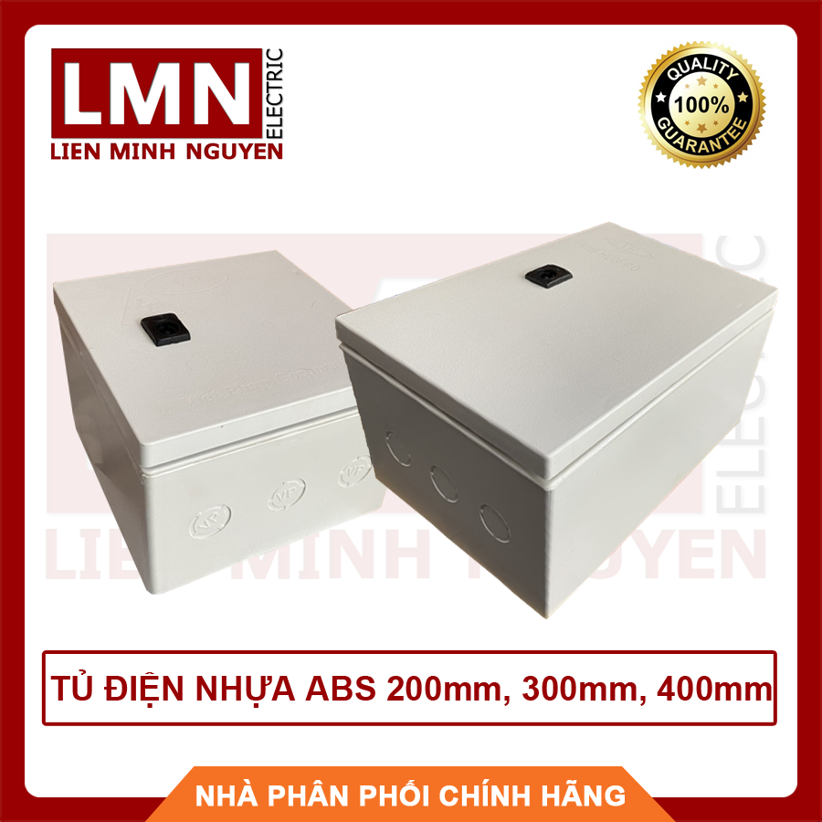 Tủ Điện Nhựa ABS Kích Thước 400mm, 300mm, 200mm - Hàng Việt Nam, Chất Lượng Cao