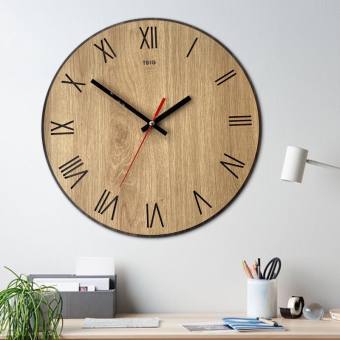 Đồng Hồ Treo Tường Gỗ Classic Decor trang trí phòng