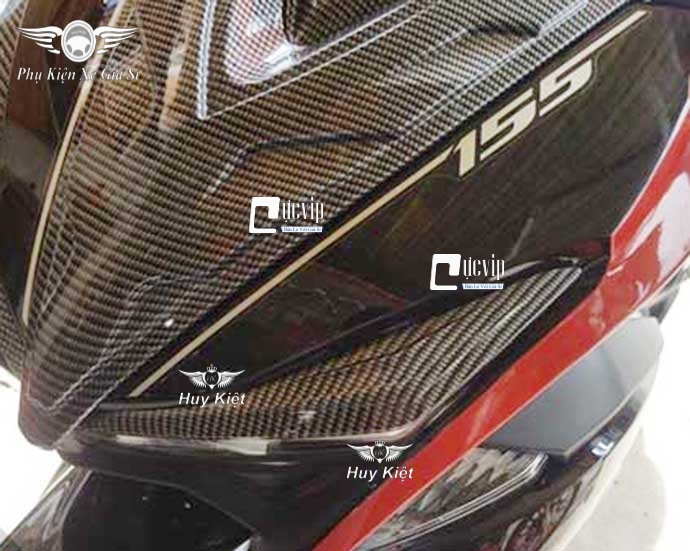 Viền đèn carbon cho xe nvx 2017 - 2020 ms1612