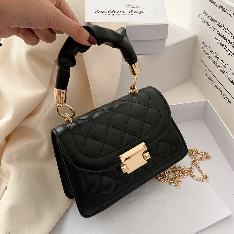 Túi xách nữ LB11, túi nữ đeo chéo, đeo vai, túi nữ công sở chất liệu da cao cấp kiểu dáng hàn quốc, thiết kế độc đáo sang chảnh, ngăn chứa đồ rộng rãi, dễ phối đồ, BH 12 tháng - Leather Bag