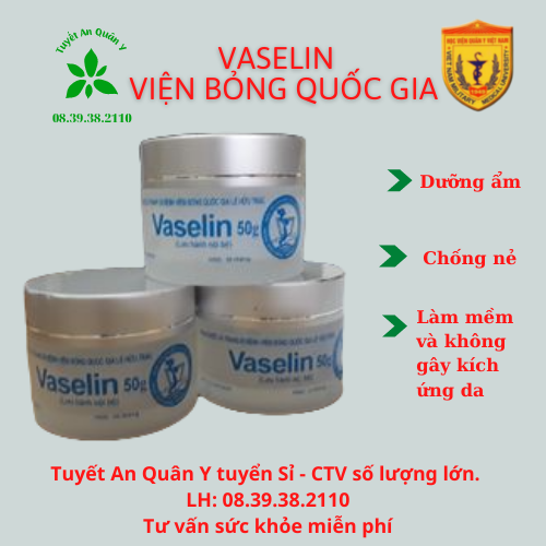 Vaselin - Viện bỏng quốc gia 50gram