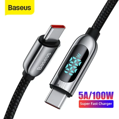 Baseus PD100W USB C Cable for MacBook 2021 2020 5A Fast Charging USB Type C Cable For Xiaomi Samsung Huawei Data Wire Phone Charging Cable (1)