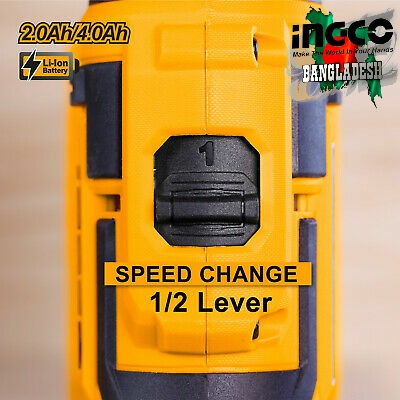 Lithium-ion Cordless Drill 20v Ingco cdli200215