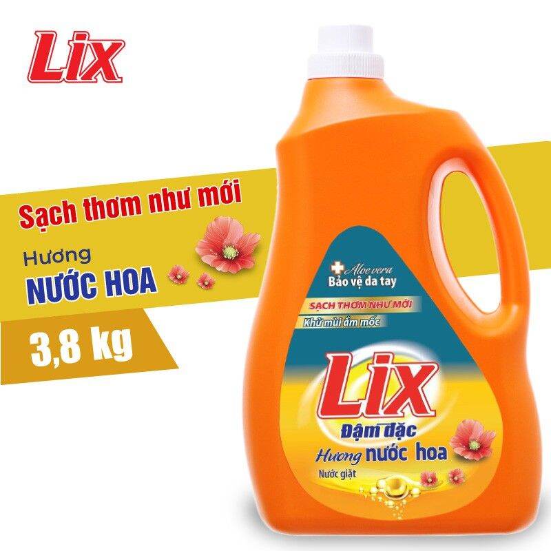 Nước giặc Lix hương hoa 3,6 kg