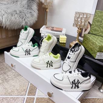 Giày MLB  NY Vàng, giày MLB LA, Giày Boston, mlb chunky viền đen chunky viền xanh nam nữ TĂNG CHIỀU CAO giá rẻ [ bản một đế ]