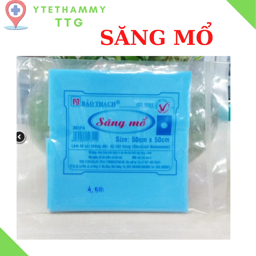 Săng mổ bảo thạch 50cm x 50cm loại không lỗ và có lỗ , ytethammyttg, sm, sử dụng rộng rãi , chất lượng cao , an toàn