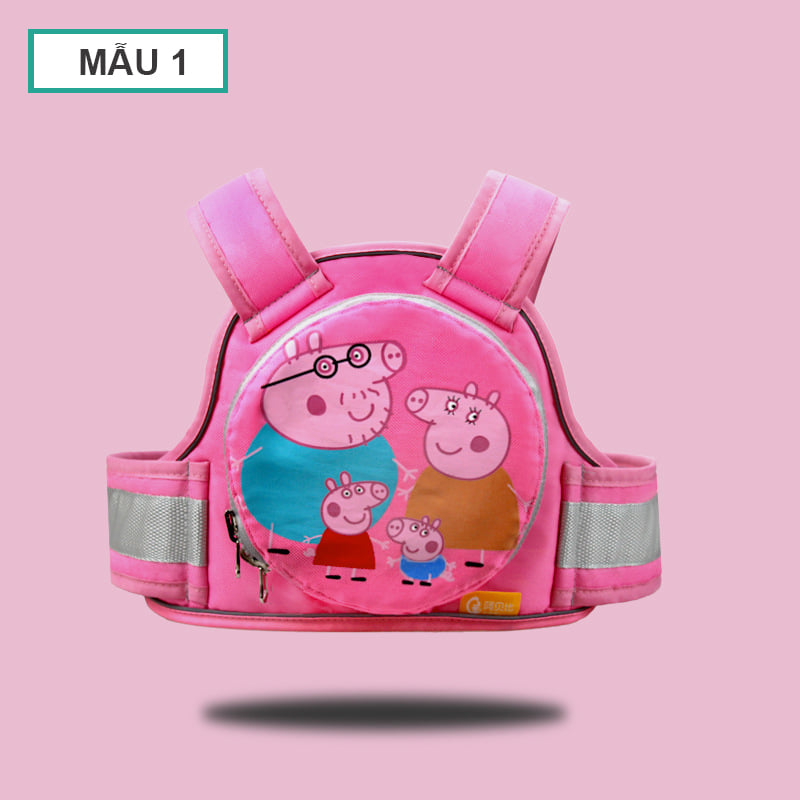 Đai địu em bé ,địu em bé đa năng, đai 2 lớp an toàn cho bé ngồi xe máy có túi đựng đồ đai địu em bé ngồi cả trước và sau xe