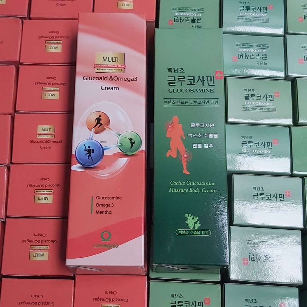 Dầu lạnh glucoaid & omega3 cao cấp + glucosamine hàn quốc - date 2024