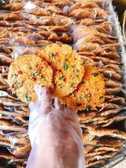 CƠM CHÁY CHIÊN NƯỚC MẮM HÀNH ( BỊCH 3 MIẾNG)