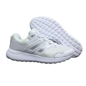 Giày sneaker đủ size nam nữ trắng sọc bạc size 35 đến 44