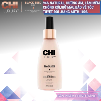Dầu xã dưỡng ẩm tóc CHI -Black Seed Oil Leave in Conditioner 118ml. 94% Thiên nhiên,dưỡng ẩm ,làm mền,bảo vệ tóc .Hàng Xách Tay Mỹ