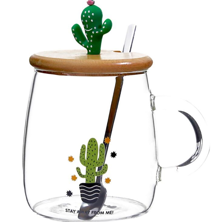 4pcs Straw Cover Cactus Pattern Blue Portable Home Durtproof For Stanley  Cup