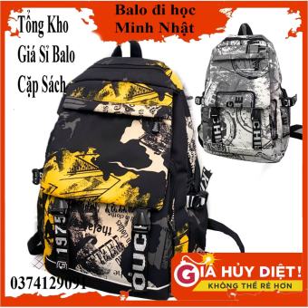 Cặp đi học nam nữ chống nước basic , túi xách balo đựng laptop cao cấp unisex cho học sinh cấp 2 -3, sinh viên