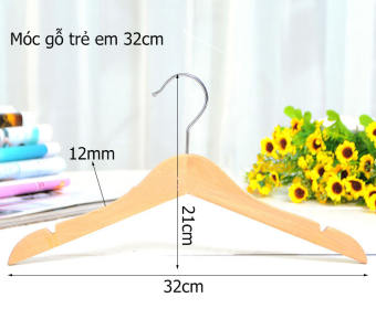 Móc Gỗ Cao Cấp KTN 32cm (bộ 10 móc)
