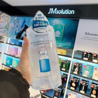 NƯỚC TẨY TRANG JM SOLUTION H9 HYALURONIC AMPOULE CLEANSING WATER Dưỡng Ẩm 500ml