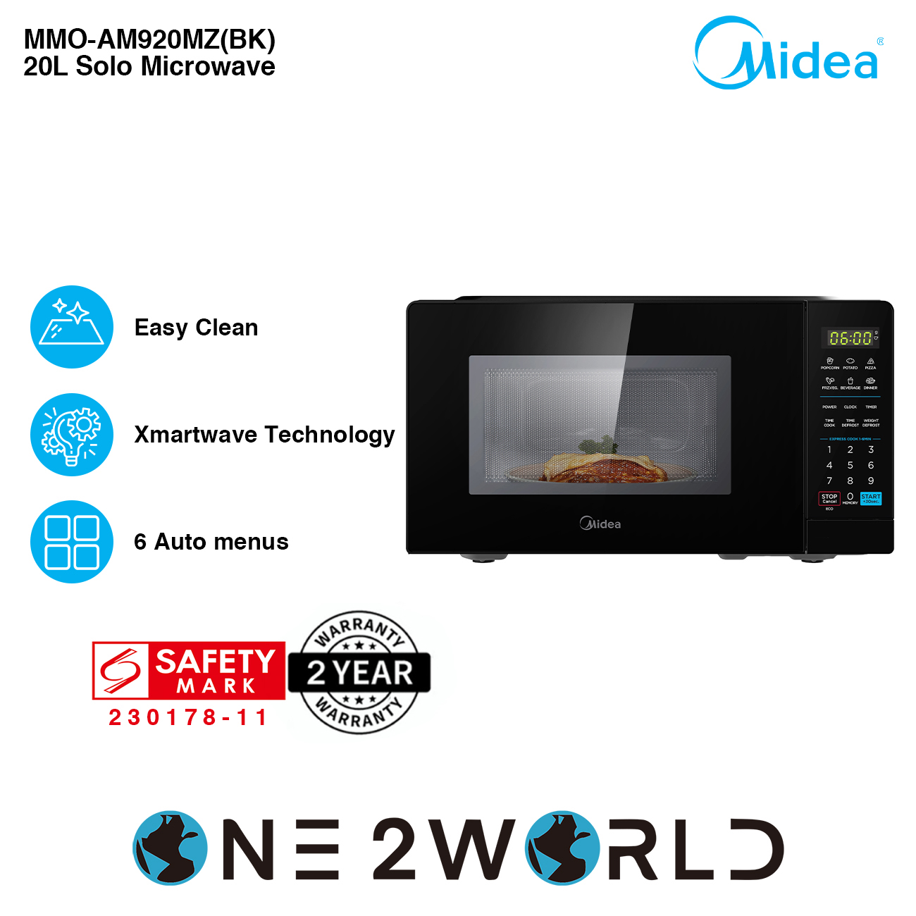 microwave midea price