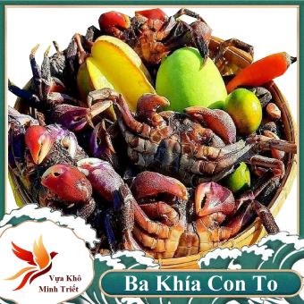 Mắm Ba Khía Con Lớn Siêu Chắc Thịt-Ba khía ướp vừa ăn, không quá mặn Vựa Khô Minh Triết