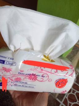 Giấy ăn lụa, giấy rút 3 lớp gói 300 tờ - TKVT2