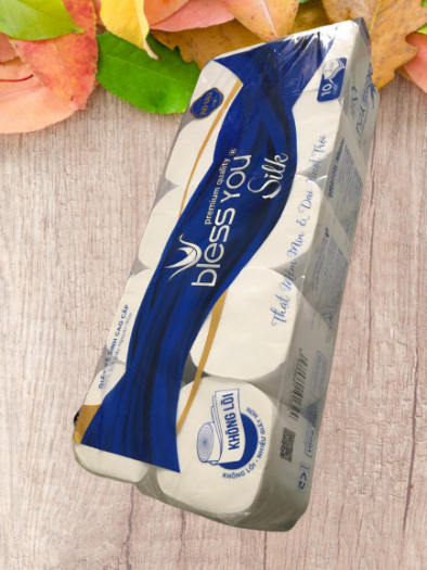 giấy vệ sinh bless you hồng lốc 10 cuộn