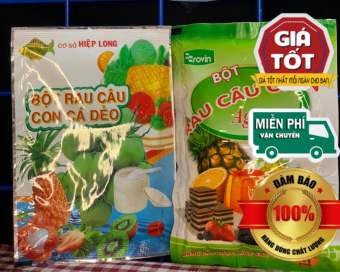 Bột Rau Câu Giòn/Dẻo- Rau Câu Con Cá Dẻo