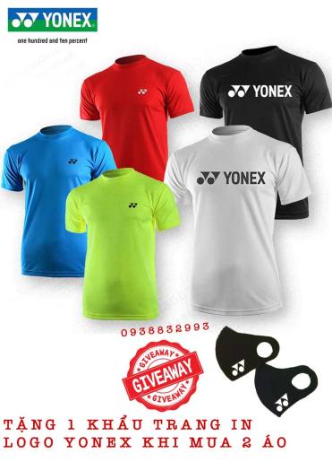 Áo cầu lông nam, áo cầu lông rẻ, áo cầu lông đẹp, áo Yonex, VNB – MT Sport