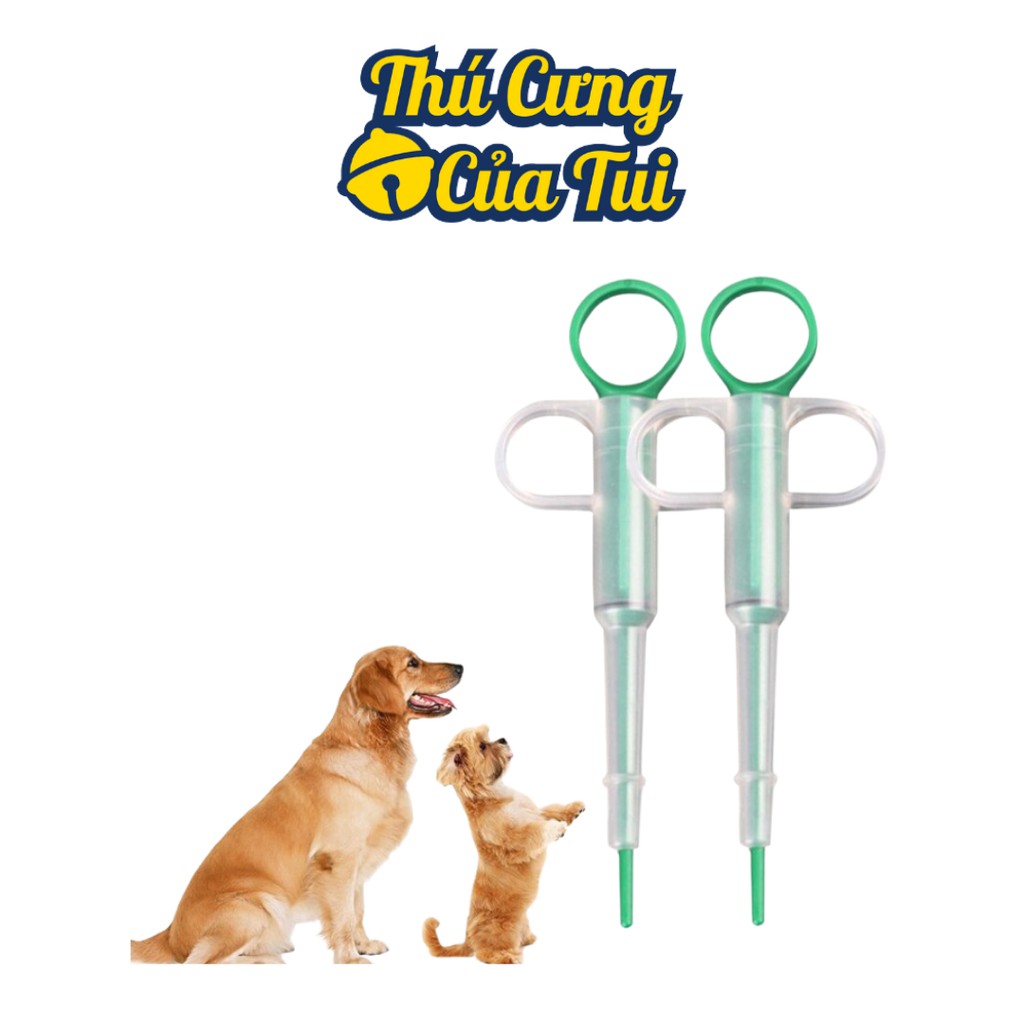 Dụng cụ ống bơm đút thức ăn và sữa cho thú cưng chó mèo feeding kit - thú cưng của tui