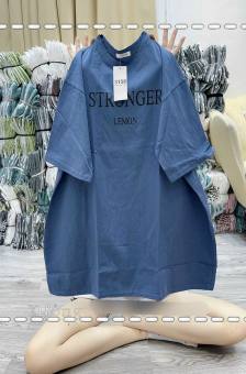 Áo Thun Nữ Cotton Khô 3158 Hàng Real Phối Chữ Form Rộng Dày Dặn Mát KX6 SEOUL68STORE