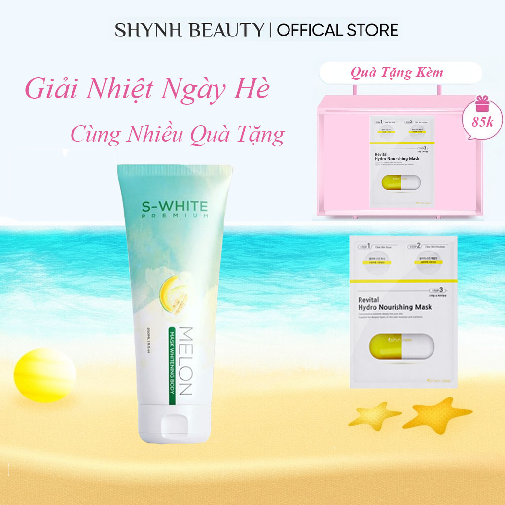 Kem ủ trắng body dưa gang S-White 250ml