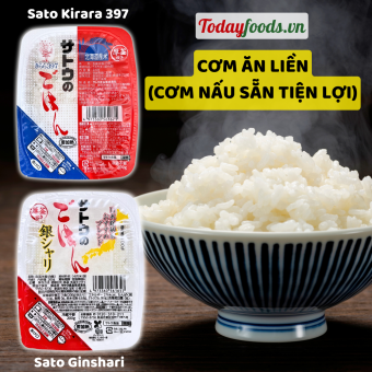 Cơm Ăn Liền, Cơm Nấu Sẵn Nhật Bản {Sato} hộp 200G | Cho bữa cơm thơm ngon, tiện lợi, nhanh chóng