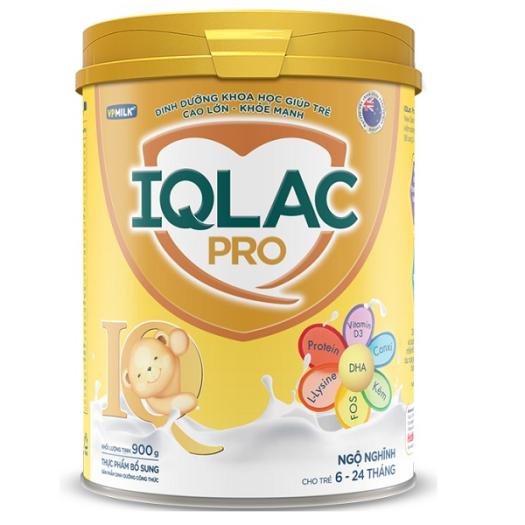 Sữa Bột IQLac Pro Phát Triển Chiều Cao hộp 900gr
