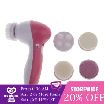 CUTICATE Cọ Rửa Mặt Bằng Điện Đa Năng 5 Trong 1 Tiện Dụng, Dụng Cụ Vệ Sinh Mặt Máy Chà Mát Xa, Chăm Sóc Da Tẩy Tế Bào Chết SPA