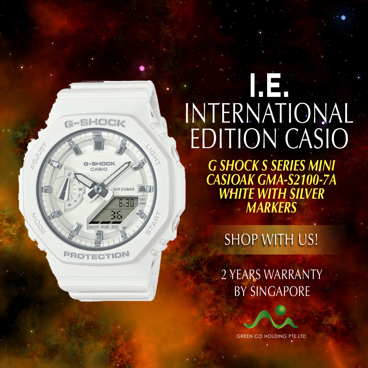 G shock white hot sale watch price