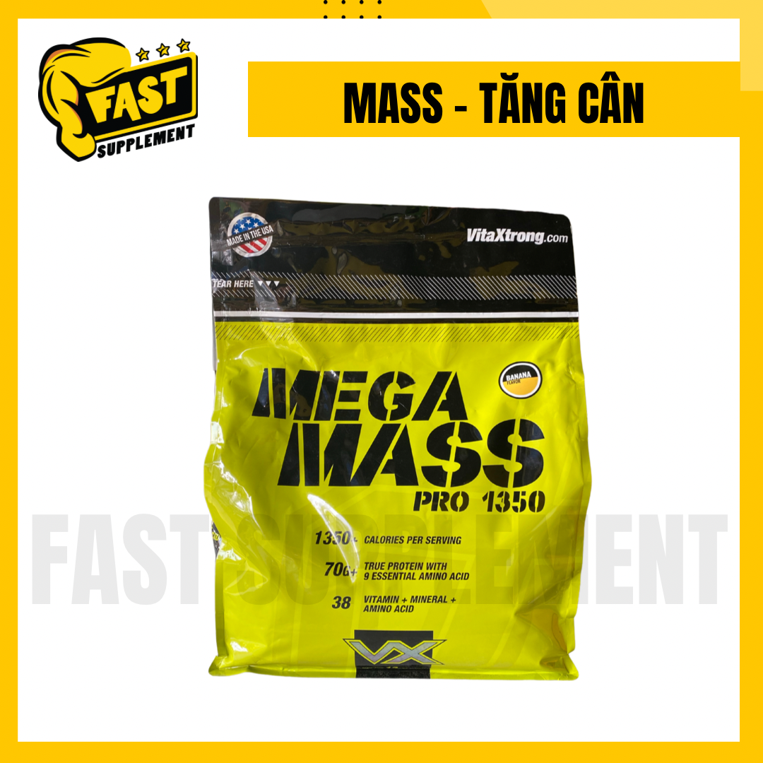 Mass tăng cân mega mass|vitaxtrong| sữa tăng cân dành cho người hấp thụ chậm