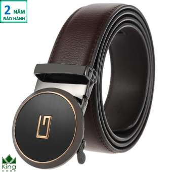 Thắt Lưng Dây Nịt Nam Da Bò 100% Khóa Tự Động G2- Đồ Da Kingshop